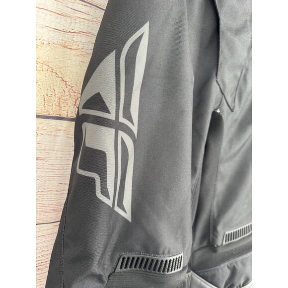 Fly Racing F-16 Motocross Pants Mens 30 Black Gray Hip Pads Adjustable Waist - Picture 6 of 12